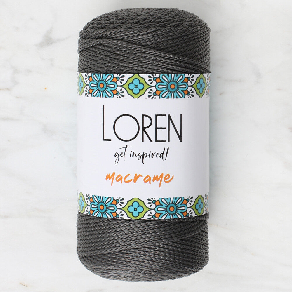 Loren Macrame Füme El Örgü İpi - RM 067